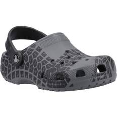 Grey Clogs Crocs Classic Graphic Clogs Kids - Slate Grey