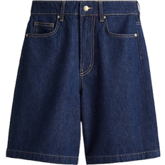 H&M Denim Bermuda Shorts - Dark Denim Blue