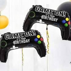 Foil Balloons Shein 1 4 Pcs Video Game Party Balloons