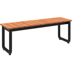 SACKit Havebænke SACKit Patio Bænk 130x37 cm Teak Aluminium Havebænk