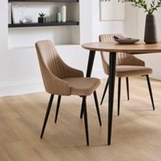 Dunelm Chairs Dunelm Shea Set of 2 Velvet Dining Chairs Set Kitchen Chair 2pcs