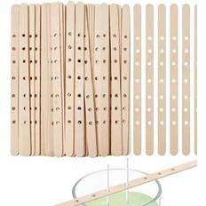 Candle Making Shein 10pcs Wooden Candle Wick Holder