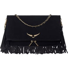 Zadig & Voltaire Uld Clutch Taske Uld Rock Sort