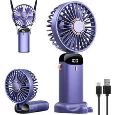 Battery Hand Held Fans Shein Rechargeable Digital Mini Portable USB Fan
