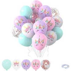 Text & Letters Balloons Shein Colorful Unicorn Balloon Bundle Set