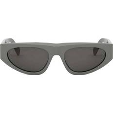 Celine Dame Solbriller Celine Monochroms Briller Topkvalitet 55 MM - Grå