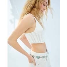 Bershka Bælter Bershka Boho Bælte Med Kædedesign - Sølvfarvet