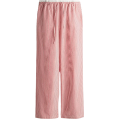 H&M Popelinehose Mit Kordelzug Und Doppeltem Bund - Rot