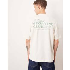 Abercrombie & Fitch Kläder Abercrombie & Fitch Kortärmad T-shirt Med Vintagetryck Baktill Vit