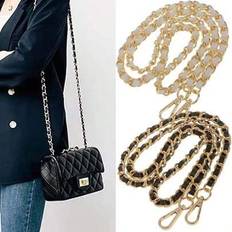 Gold/Brass Bag Accessories Shein Long PU Leather Bag Strap 8mm Wide - Accessories