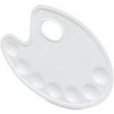 Palettes Jack Richeson Oval Plastic Palette 6 3/4 x 9