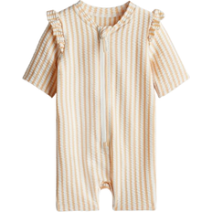 Polyamide Swimwear H&M Swimsuit UPF 50 - Peach/Striped