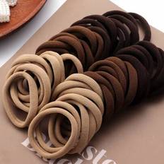 Multicolour Hair Ties Shein 50pcs High Elasticity Plain Hair Ties