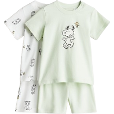 H&M Cotton Pyjamas 2-Pack - Green