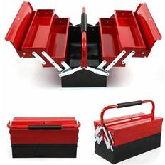Metal Tool Box 3 Tiers 5 Tray