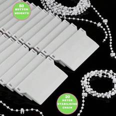 Shein 50 Pcs Vertical Blind Weights And Chains 20m