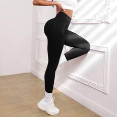 Seamless - Women Tights & Stay-Ups Shein Running Leggings Seamless High Stretch Scrunch Butt - Tummy Control