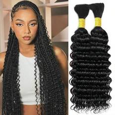 Shein Deep Wave Bulk Human Hair Extensions 18 Inch