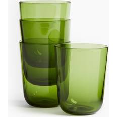 H&M 4-Pak Grøn Drikkeglas