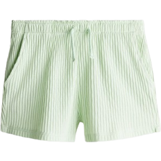H&M Shorts aus Pointelle Jersey - Hellgrün (1290059003)