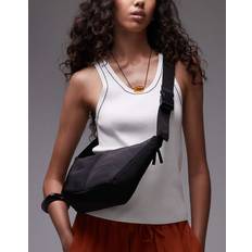 Carrie Nylon Cross Body Bag - Black