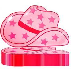 Shein Pink Western Cowgirl Paper Plates 10pcs 20pcs 50pcs