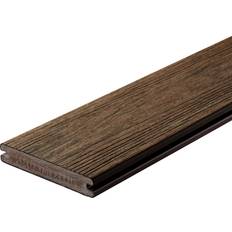 Timber Fortress Building Products Infinity 6-in Brazilian Teak Brown PVC Deck Board Sample