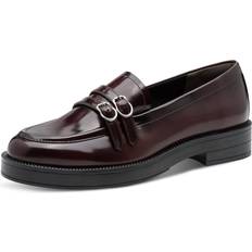 Rød Loafers Tamaris Slipper Damesko - Bordeaux