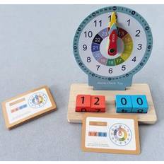 Shein Wooden Children's Clock Model Set