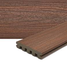 Timber Trex Cinnamon Cove Grooved Composite Deck Board 1 in x 6 in x 16 ft