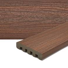 Timber Trex Cinnamon Cove Square Composite Deck Board 1 in x 6 in x 16 ft