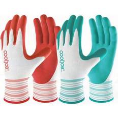 Gardening Gloves Shein Gardening Gloves Breathable Rubber Coated - Red Green