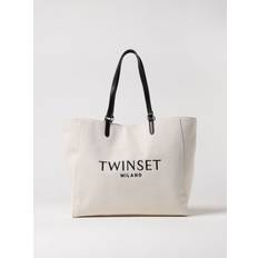 Skuldertaske Tote Uld Stilfuld Creme - Beige