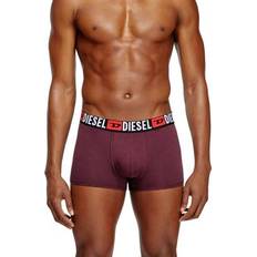 Diesel Men Men's Underwear Diesel Lot De Trois Boxers Avec Taille Ornée Polychrome - Grey/Burgundy/Black