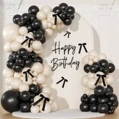 Shein 110pcs Black And White Balloon Arch Kit