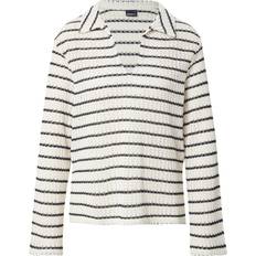 Gina Tricot Pullover - Sort/Uldhvid