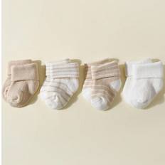 Stripes Socks Children's Clothing Shein Baby Striped Contrast Color Short Socks - For Daily Wear
