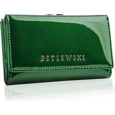 Lompakot ja Avaimenperät ZBPD-BS-108 Green Damen Geldbörse Royal Naturleder - Grün