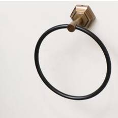 Gold Towel Rings Melody Maison Brass Gold Black Towel Ring