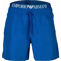 Armani Men Swimwear Armani Boxer Swim Shorts - Bright Blue