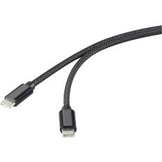 Renkforce USB 2.0 USB-C Kabel 1.00 m Sort 1m