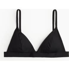 Bikinioberteile H&M Wattiertes Triangel Bikinitop Damen - Schwarz