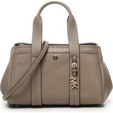 Michael Kors Taupe Læder Skuldertaske Metal Detaljer - Beige