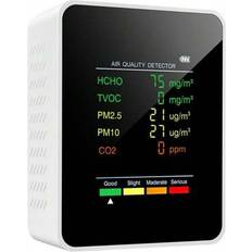 Air Quality Monitors Shein Multifunctional Air Quality Detector 5 In 1