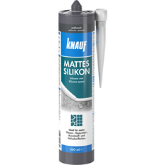 Silikon Knauf Mattes Silikon Anthrazit 300 ml Weiß