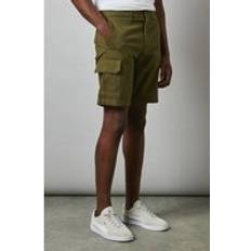 Burton Shorts Burton Mens Cotton Cargo Shorts - Khaki