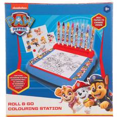 Paw Patrol Roll Go Colouring Station 10+ Accessories