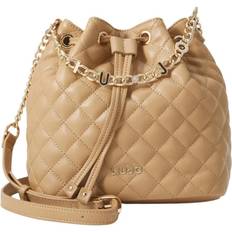 Imiteret læder Bucket Bags Liu Jo Quiltet ECS S Bucket Uld Skuldertaske - Brun