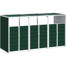 vidaXL Wheelie Bin Storage for Triple Bins 216x81x115 cm (Building Area )