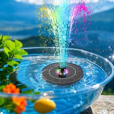 Temu An Led Solar Fountain High Water Pump Ipx8